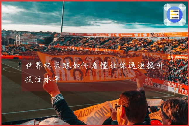 世界杯买球如何看懂让你迅速提升投注水平